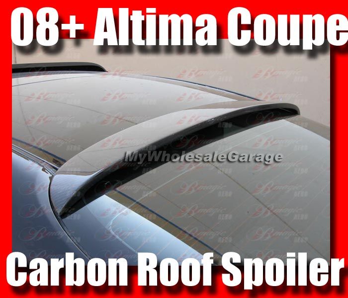 08 09 NISSAN ALTIMA CARBON FIBER Roof Spoiler Wing DUB  