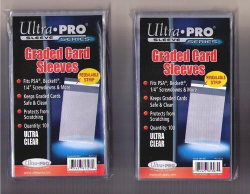   Pro Resealable Graded Card Sleeves 500 count lot Brand New  