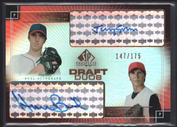 HOMER BAILEY JEREMY SOWERS 2004 SP RC DUAL AUTO 175 $40  