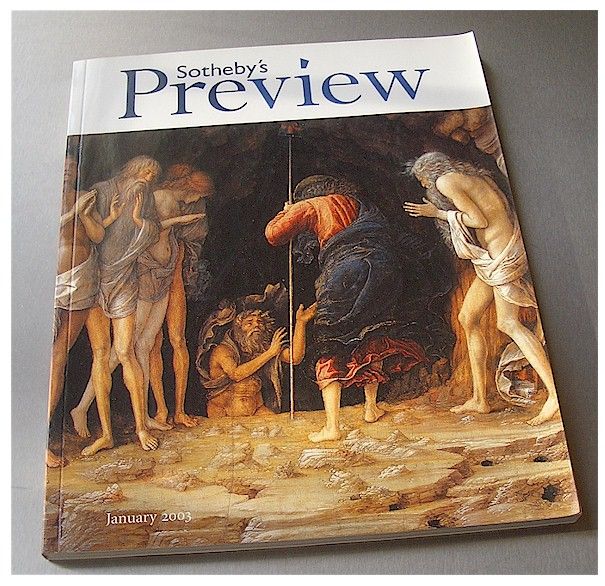 2003 SOTHEBYS AUCTION PREVIEW CATALOGUE ART REAL ESTATE  