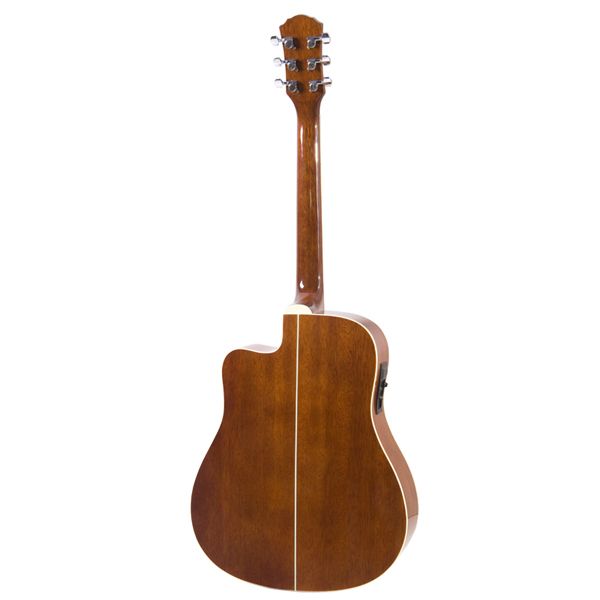 Kalos 41 Natural Wood Acoustic Electric Cutaway Guitar  