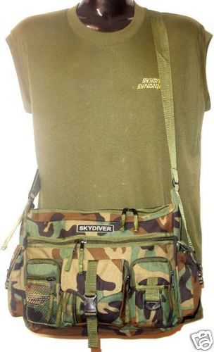 SKYDIVER Messenger Gear Bag Skydiving Rig Parachute 05C  