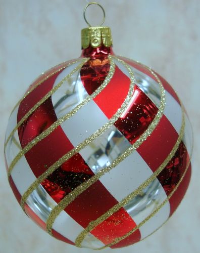 CHRISTINAS WORLD Bambi Santa ORNAMENT Ball GIF517  