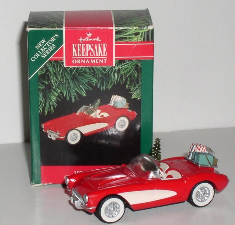 1957 CORVETTE CLASSIC CAR #1 HALLMARK ORNAMENT 1991  