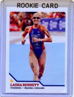 LAURA BENNETT TRIATHLETE USA 08 RC SI FOR KIDS CARD  