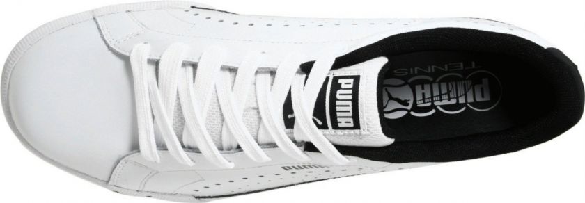 PUMA Mens Game Point Fashion Athletic Shoes/Sneaker White/Black 