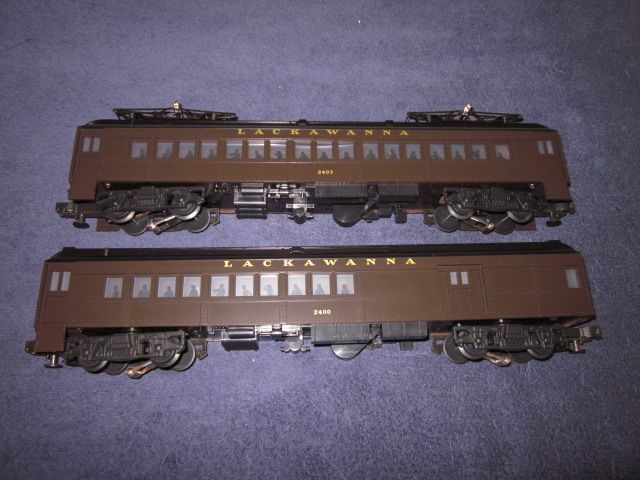 LIONEL 6 18305 LACKAWANNA M.U. COMMUTER CARS NON POWER  