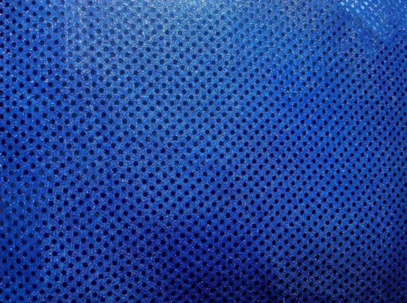 Blue sequin fabric by the yard; shiny costumes  