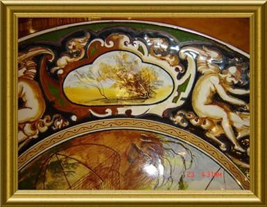   ITALIAN MAJOLICA PLATE COOPERATIVA ARTIGIANA CERAMISTA FAENTINI  