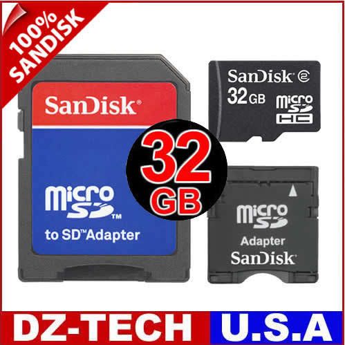 SanDisk 32GB Micro Mini SD SDHC Memory Card 32 GB G New  