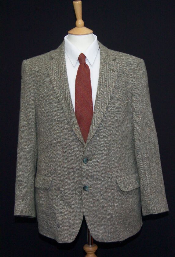 GIEVES & HAWKES SAVILE ROW DONEGAL TWEED JACKET 42 R  