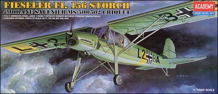 ACADEMY]1/72 Fi 156 STORCH MORANE SAULNIER MS 500/502  