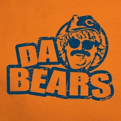 Da Bears t shirt iron chicago mike jersey ditka M  