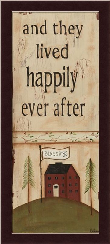 And They Lived Happily Ever After by Kim Klassen Saltbox House Country 