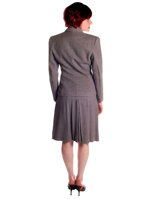 Vintage Blue/Lavender Tweed Ladies Suit 1940s Small  