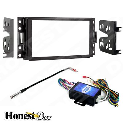 2006 09 HUMMER H3 DBL DIN RADIO DASH KIT COMBO 95 3304  