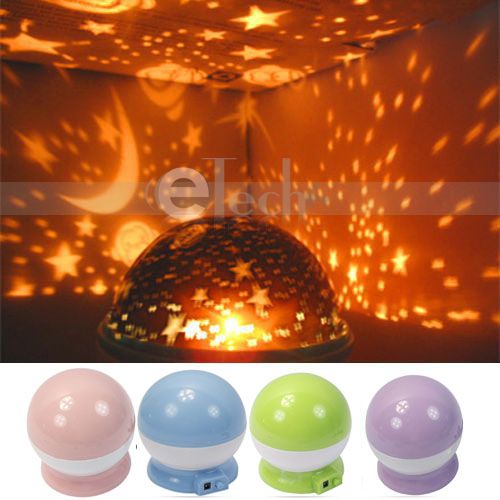 Rotation Star Sky Romantic Night Projector Light Lamp  