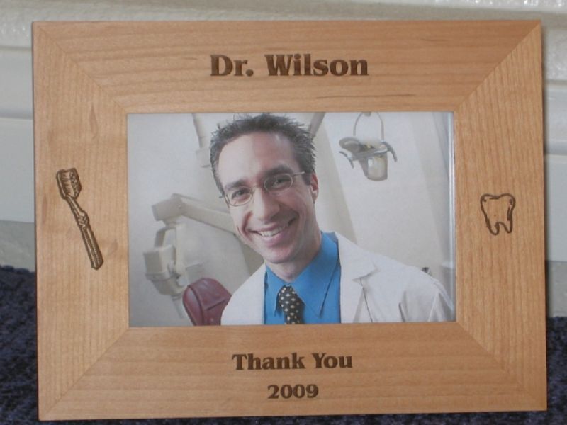 Dentist Picture Frame Personalized Gift Souvenir  
