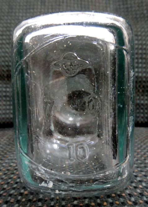 antique REXALL METAL CAP DRUG STORE BOTTLE  