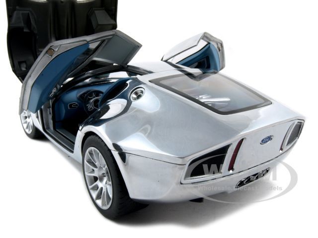   new 1 18 scale diecast car model of ford shelby gr 1 concept chrome