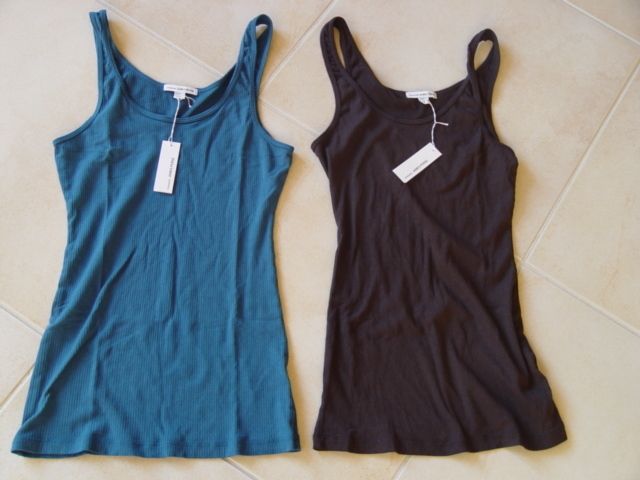 JAMES perse DAILY tank RKP blue or MACAROON brown $45  