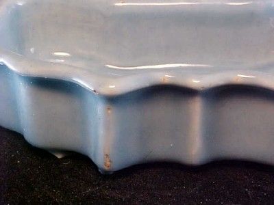   Yongzheng Powder Blue Glaze Porcelain Brush Washer. Seal Mark  