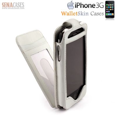 SENA APPLE IPHONE 3G & 3GS WALLETSKIN LEATHER CASE  