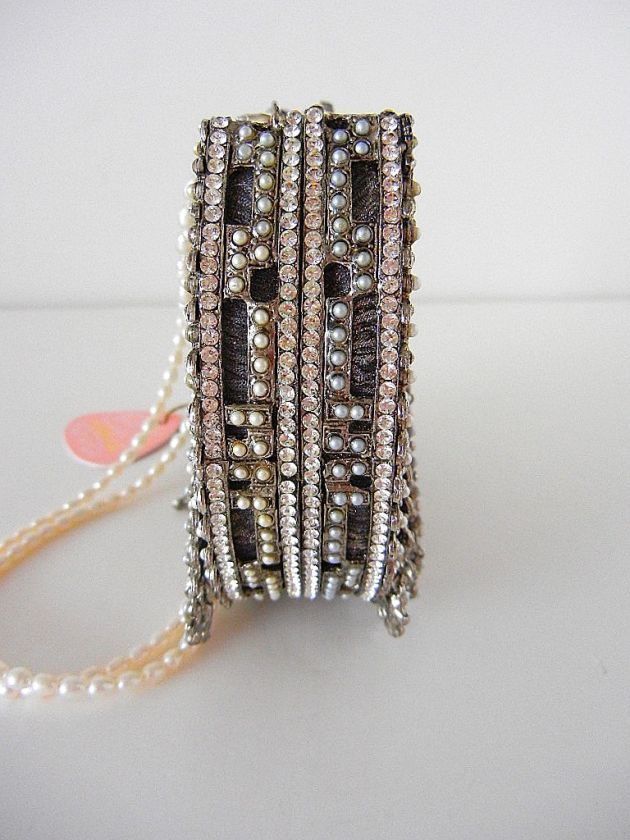 EDIDI Jeweled bag pearls Swarovski New boxes  