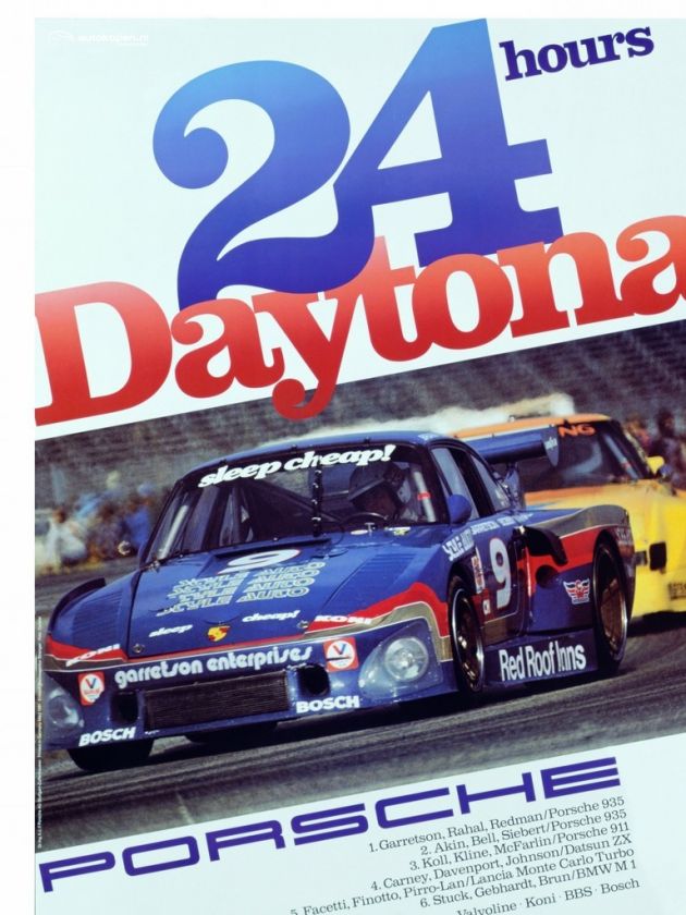 24 HR DAYTONA PORSCHE ADVERT 11X 8 METAL PLAQUE 2  