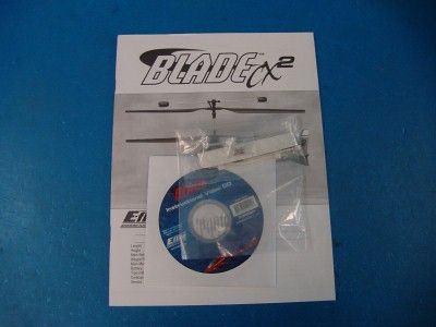 Flite Blade CX 2 Electric Helicopter R/C CX2 Parts Coaxial LiPo 7.4V 