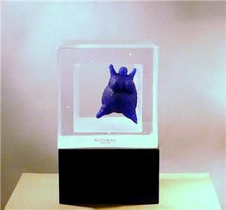 KOSTA BODA SNAPSHOT SCULPTURE KJELL ENGMAN NEW IN BOX  