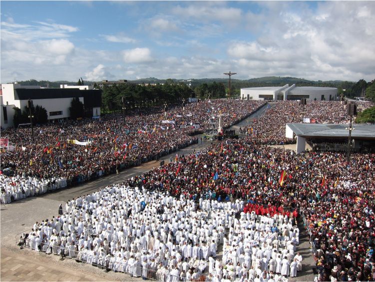 Installation case 1  Pope Benedict XVI in Fátima, Portugal