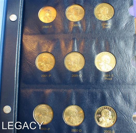 SACAGAWEA DOLLAR COLLECTION W/PROOFS (IP+  