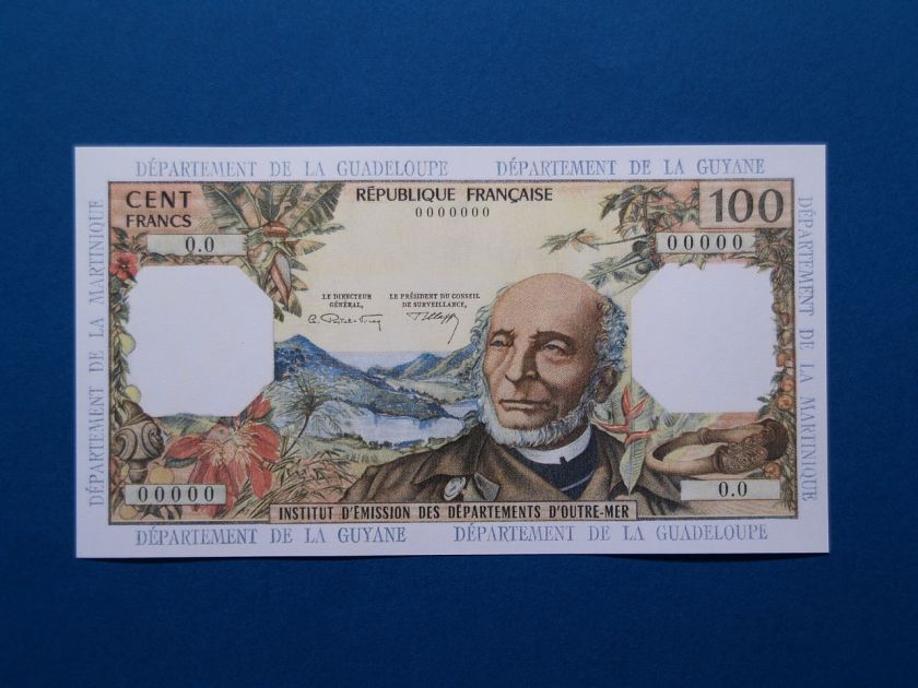 Reproduction French Antilles 100 Francs 1964  