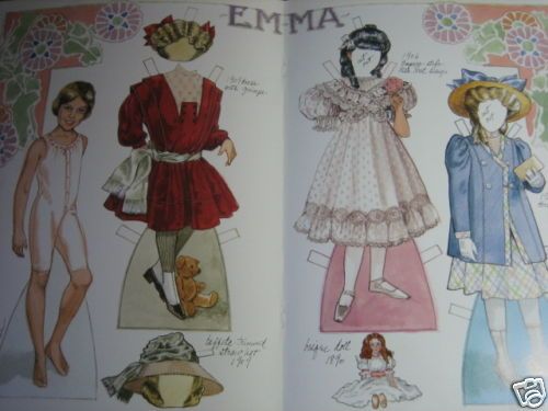 Norma Lu Meehan Paper Doll EMMA Uncut  