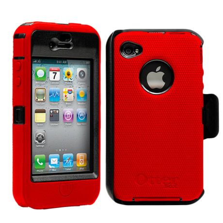 OtterBox Red Defender Cover Holster for Apple Iphone 4G  