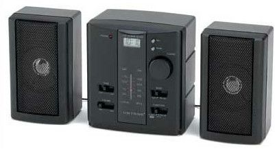 AM/FM Mini Stereo Radio & LCD Alarm Clock, New in Box  