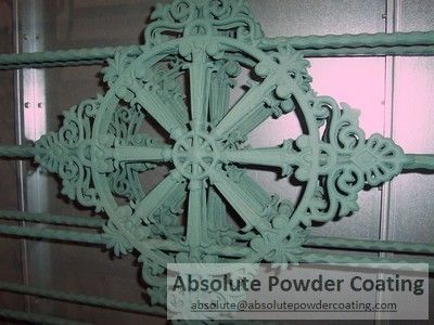 lb. WEATHERED BRONZE (GREEN) One coat Powder Coating  