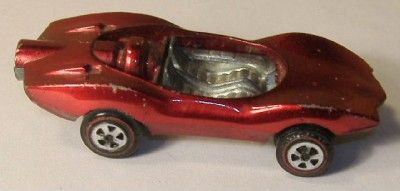 Topper Johnny Lightning Custom Turbine, Red, Vintage  