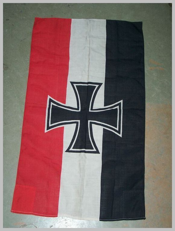 WW I Imperial German war Flag,138 cm x 81 cm.  
