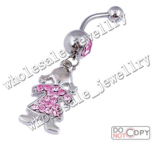 wholesale 12pcs 18G&316L&acrylicbelly navel rings body jewelry