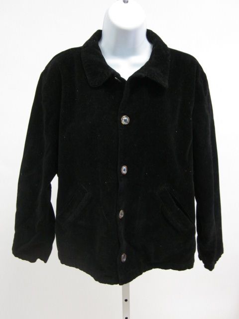 CP SHADES Black Cotton Button Up Jacket Sz S  