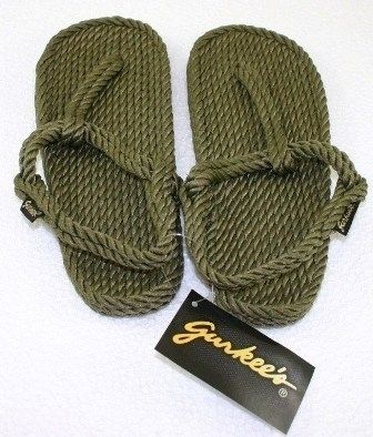 Gurkees Rope Sandals   Trinidad Olive Womens 11 Gurkee  