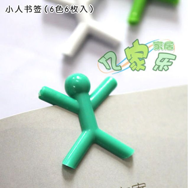 6pcs Child Shape Plastic Bookmark Perfect Gift For Kids  