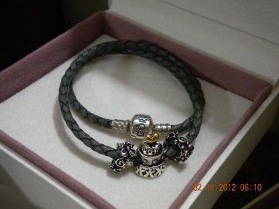 AUTHENTIC Pandora Jewerly Box FULL Pandora Bracelets, Charms, Beads 