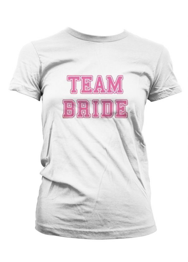 Team Bride Bachelorette Party Bridesmaid Girls T Shirt  