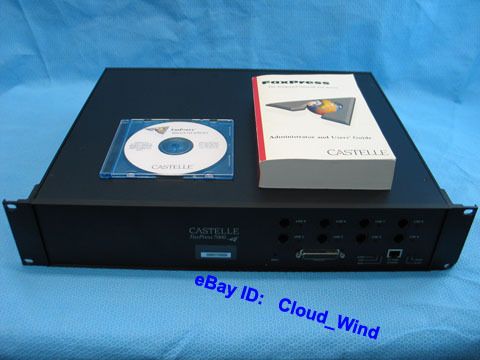 OpenText (Castelle) FaxPress 7000 8 port fax server 8.x for Win2003 