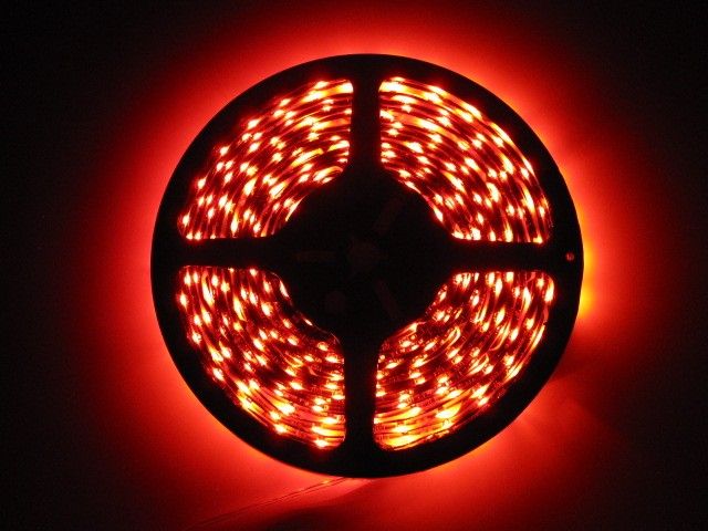 5M 16Ft Waterproof LED Flex Strip Decoration Light Red  