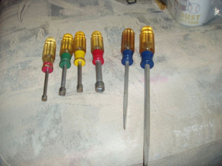 vintage craftsman screwdrivers and nut drivers  