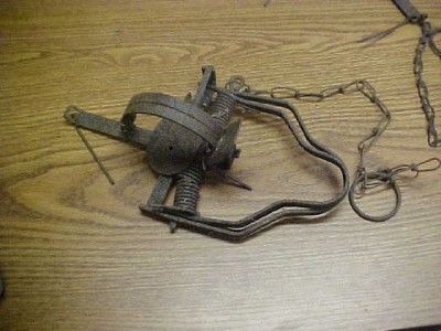 LOT 7 VINTAGE ANTIQUE ANIMAL TRAPS TWO TRIGGER ***RARE*** COLLECTORS 